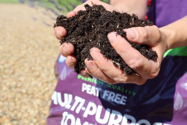 a close up photo of Photo showing PlantGrow Multi-Purpose Peat-Free Compost